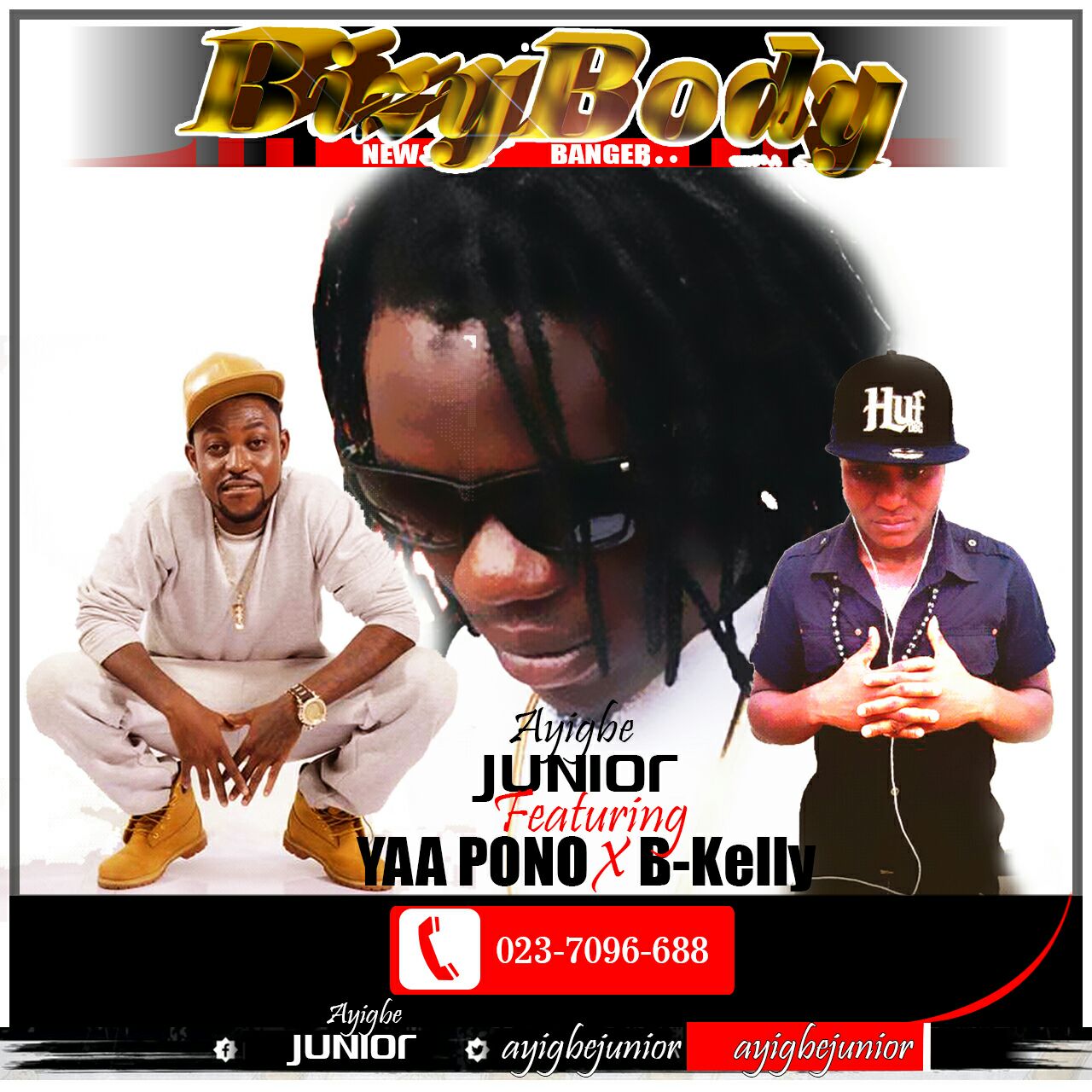 Ayigbe Junior Feat Yaa Pono & B-Kelly - Bizy Body