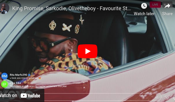 King Promise, Sarkodie, Olivetheboy - Favourite Story (Official Video)