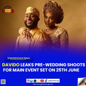 Davido leaks pre-wedding shoots for main event set on 25th June