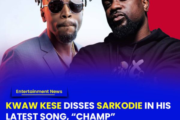 Kwaw Kese Disses Sarkodie In His Latest Song, “Champ”