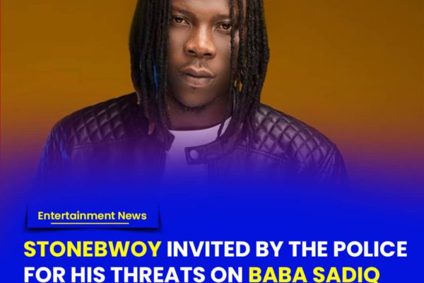 Stonebwoy invited by the police for his threats on Baba Sadiq