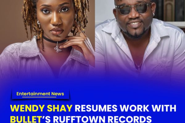 Wendy Shay resumes work with Bullet’s RuffTown Records